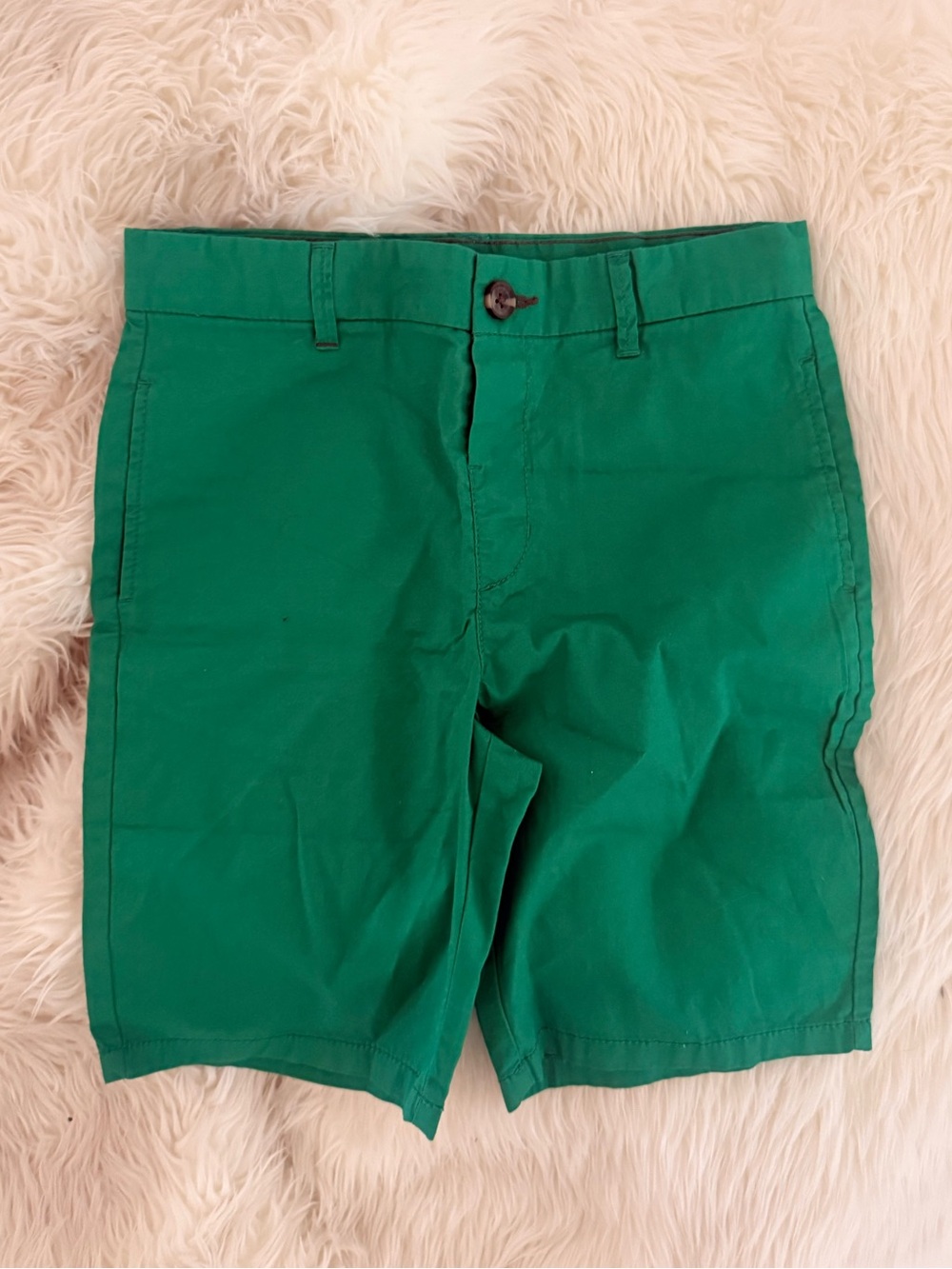 Boys green shorts